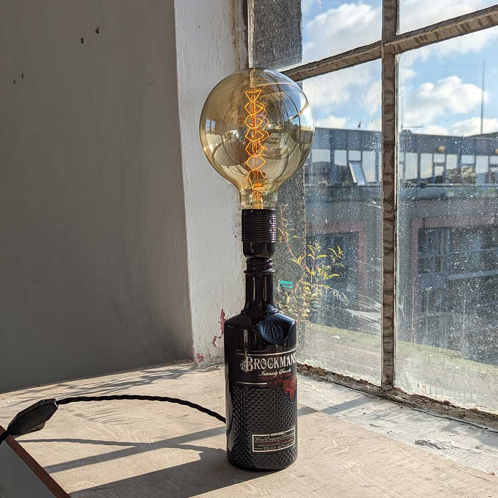 Brockmans Gin Bottle Lamp