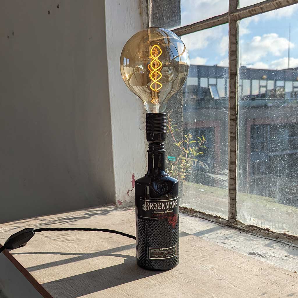 Brockmans Gin Bottle Lamp