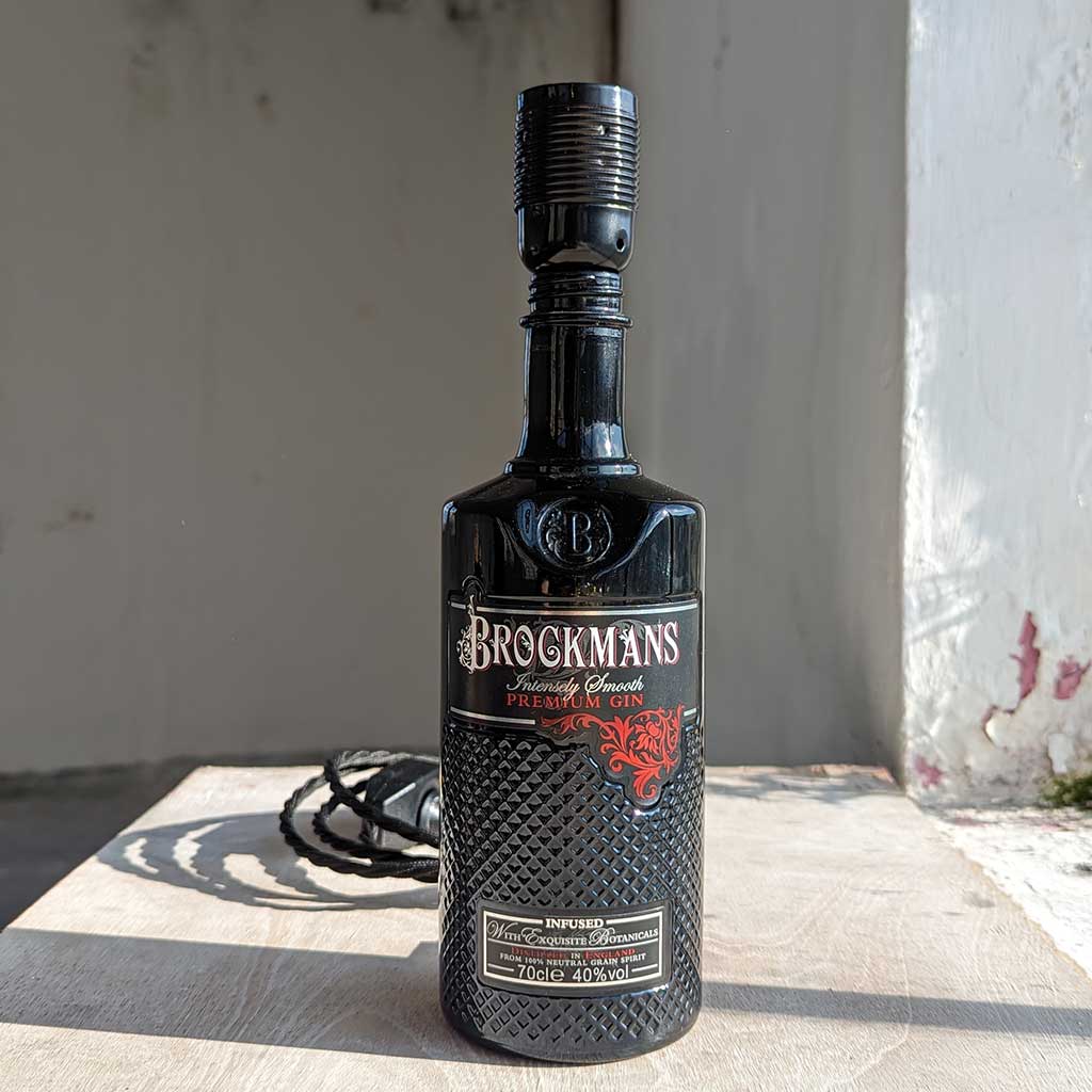 Brockmans Gin Bottle Lamp