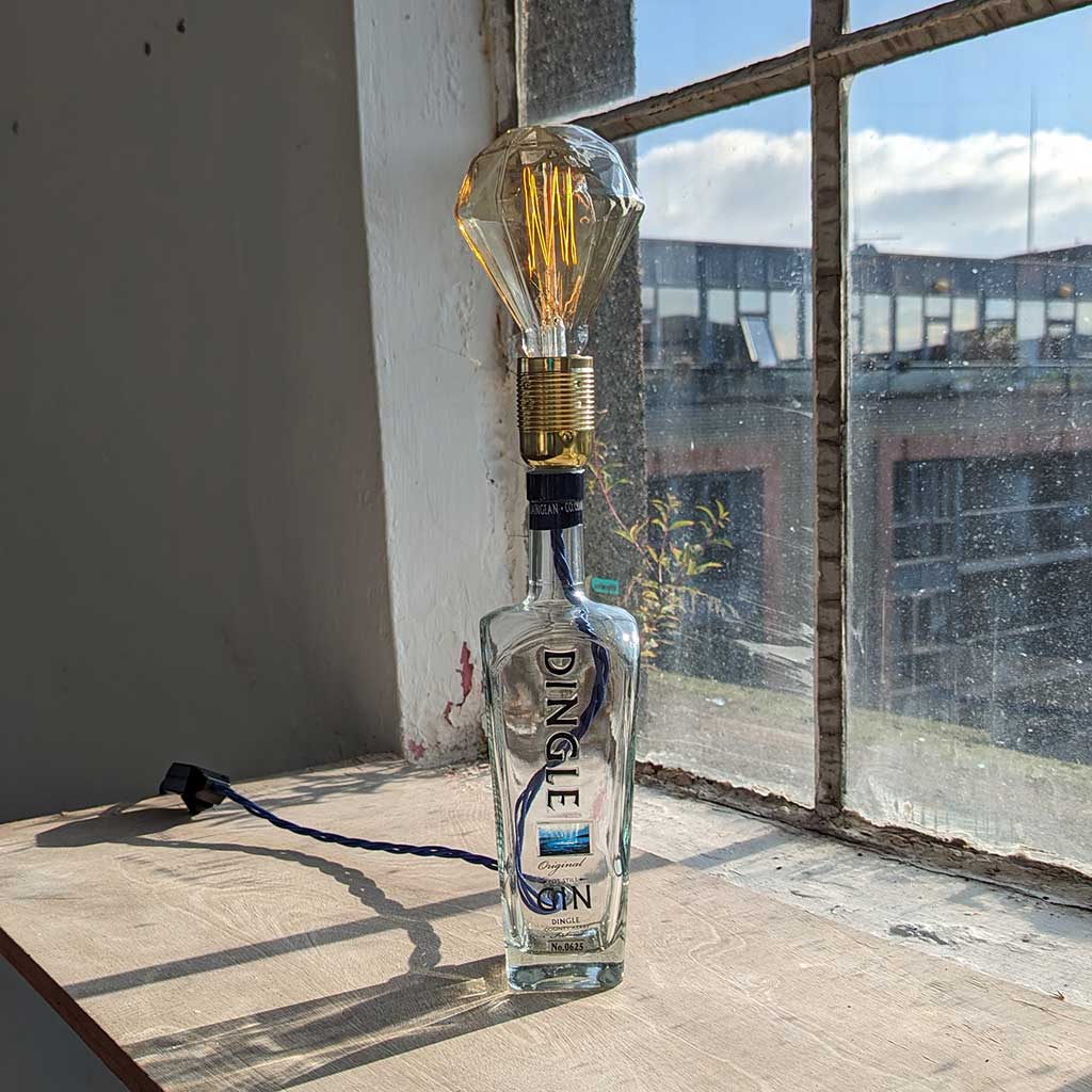 Dingle Gin Bottle Lamp