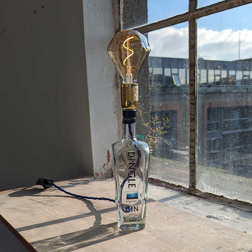 Dingle Gin Bottle Lamp