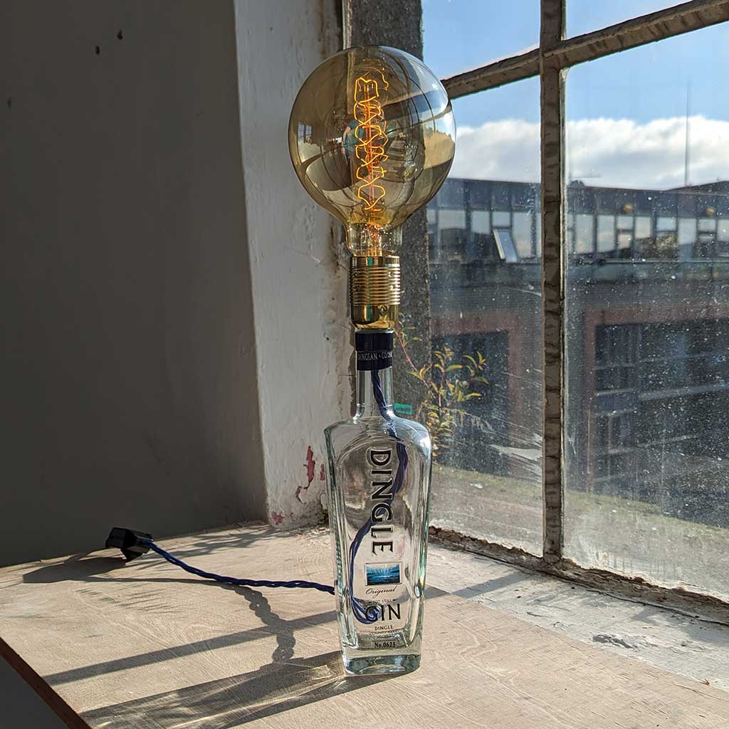 Dingle Gin Bottle Lamp