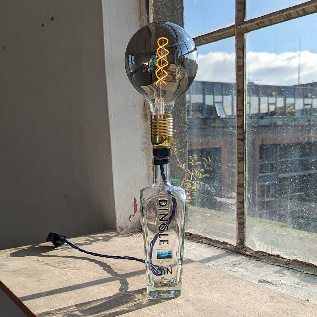 Dingle Gin Bottle Lamp