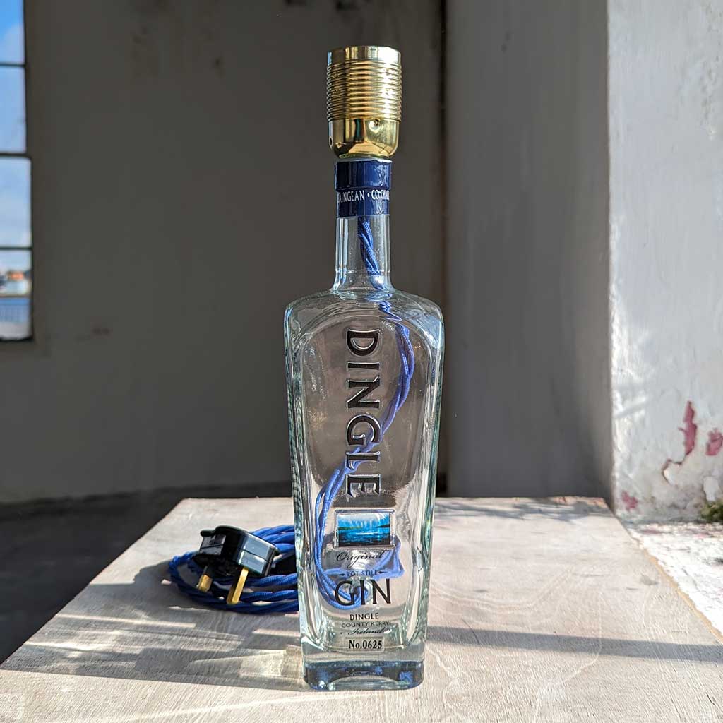 Dingle Gin Bottle Lamp