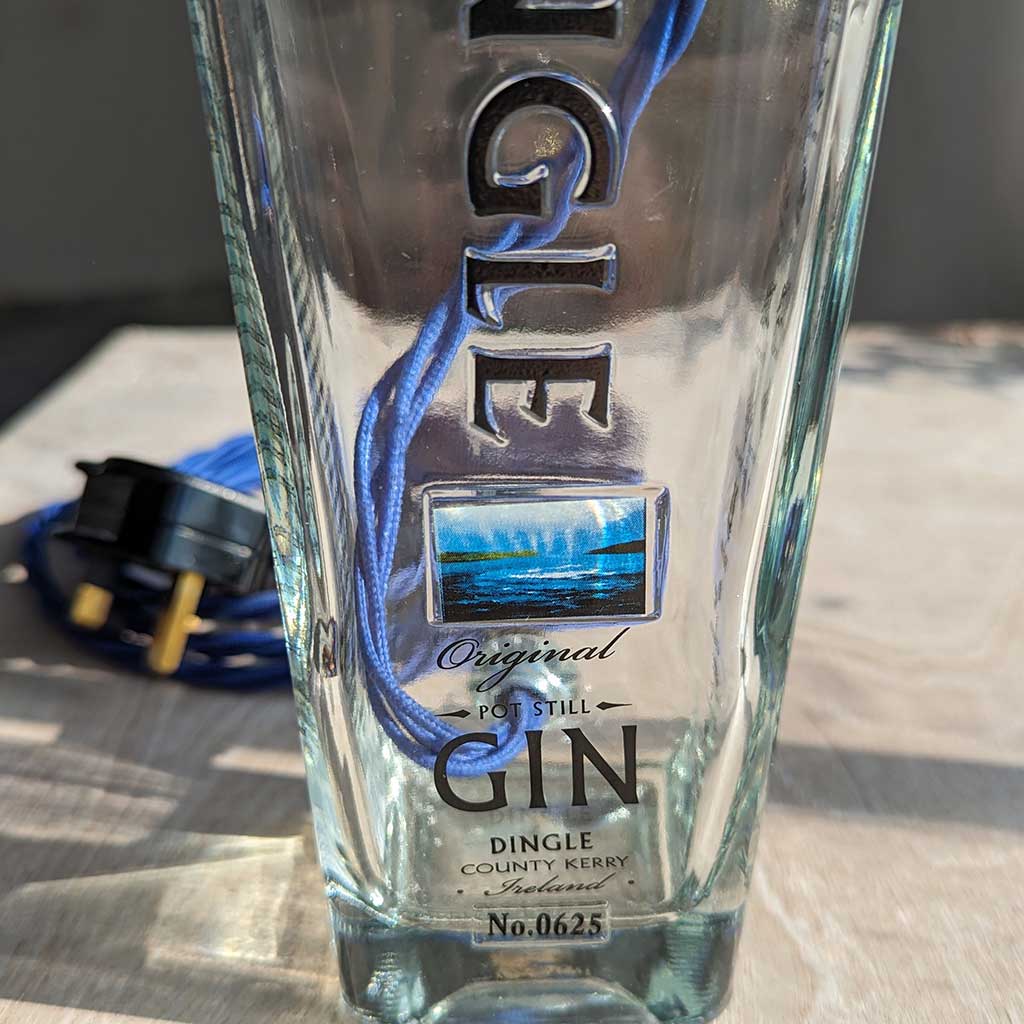 Dingle Gin Bottle Lamp