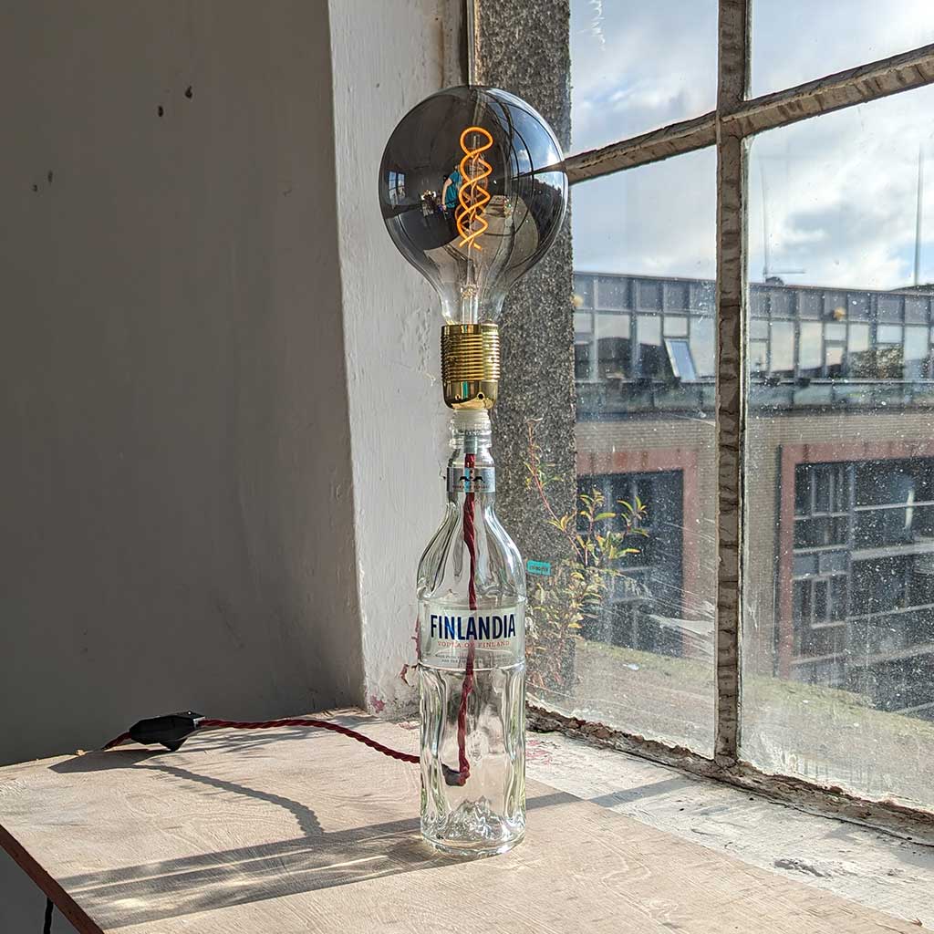 Finlandia Vodka Bottle Lamp