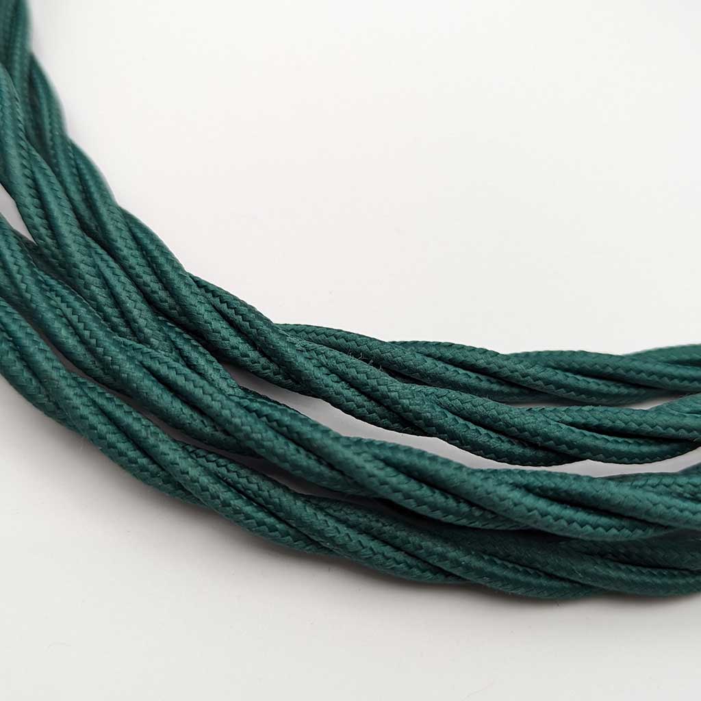 Bottle Lamp Making Kit - Forest Green Cable