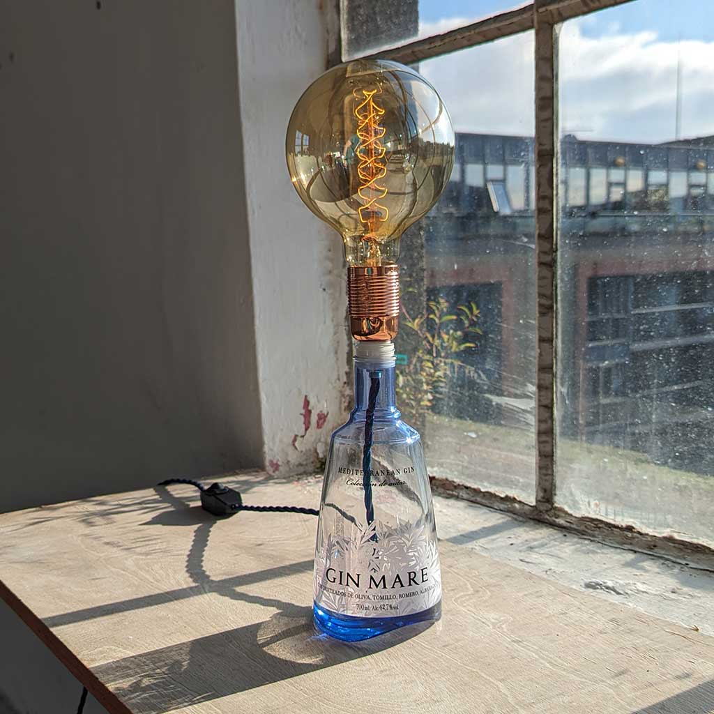 Gin Mare Gin Bottle Lamp