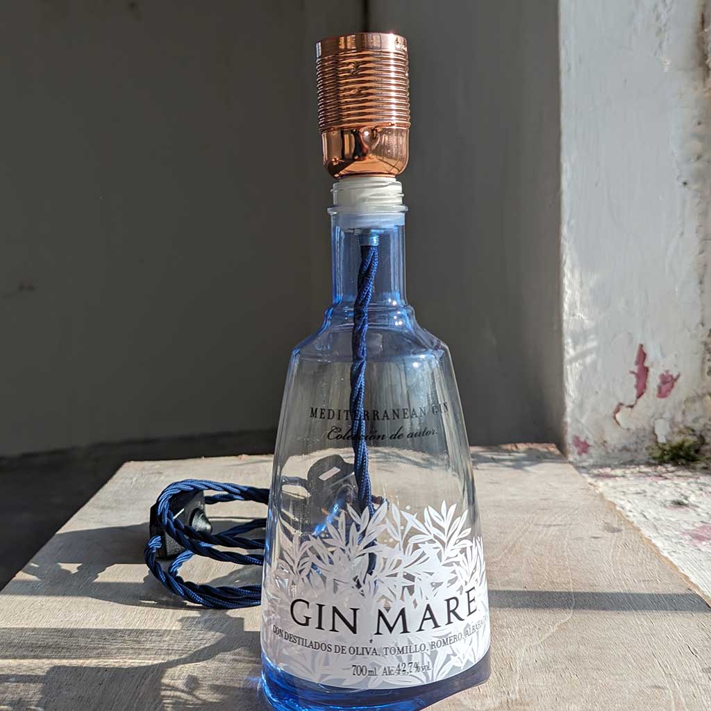 Gin Mare Gin Bottle Lamp