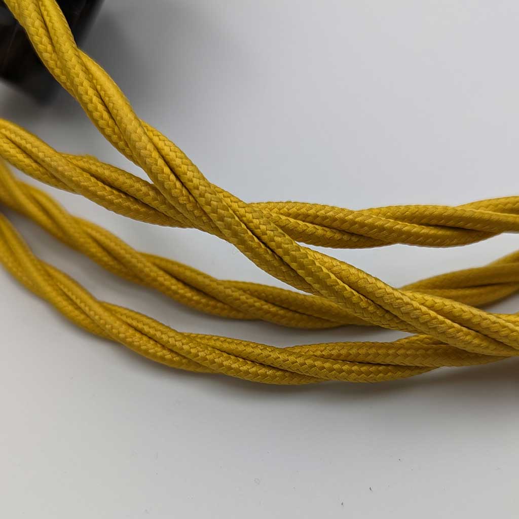 Bottle Lamp Making Kit - Mustard Cable