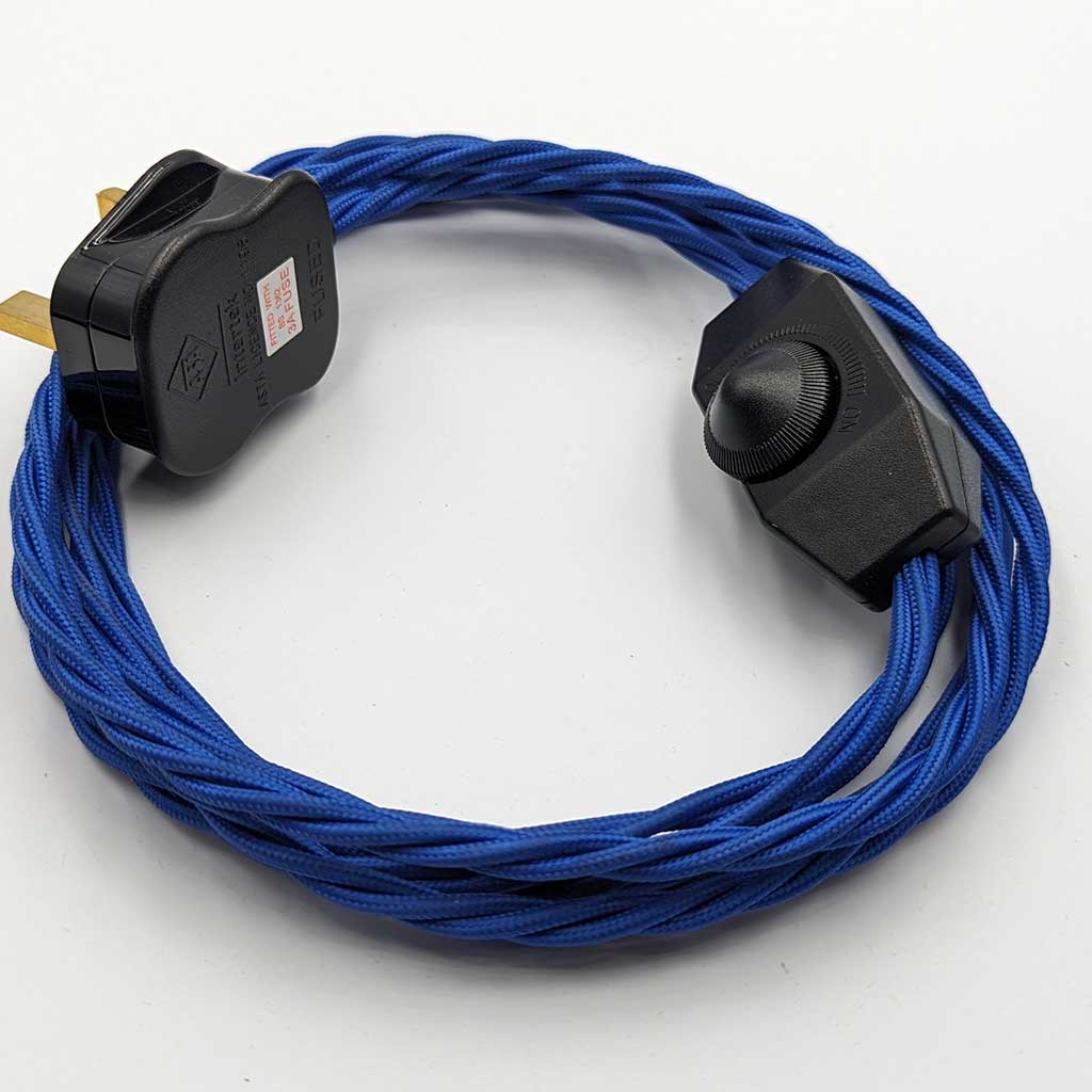 Bottle Lamp Making Kit - Navy Cable