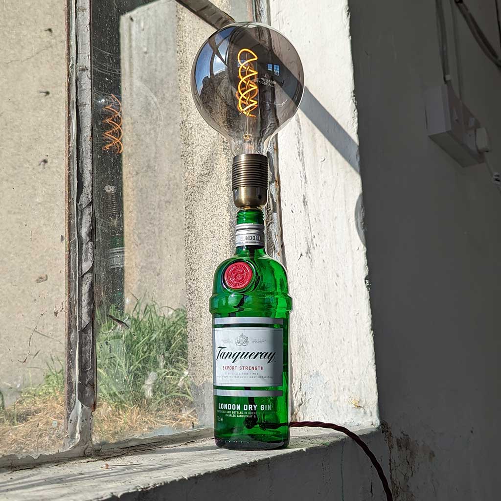 Tanqueary Gin Bottle Lamp