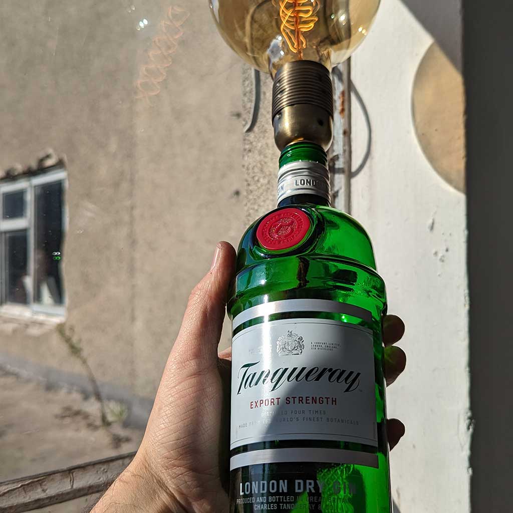 Tanqueary Gin Bottle Lamp