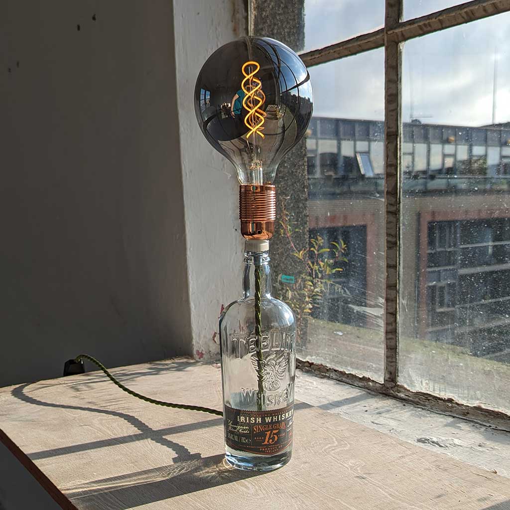 Teeling Irish Whiskey Bottle Lamp