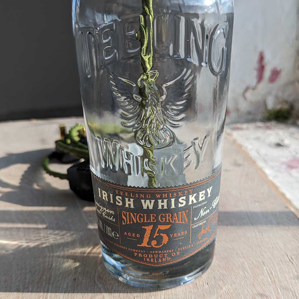 Teeling Irish Whiskey Bottle Lamp