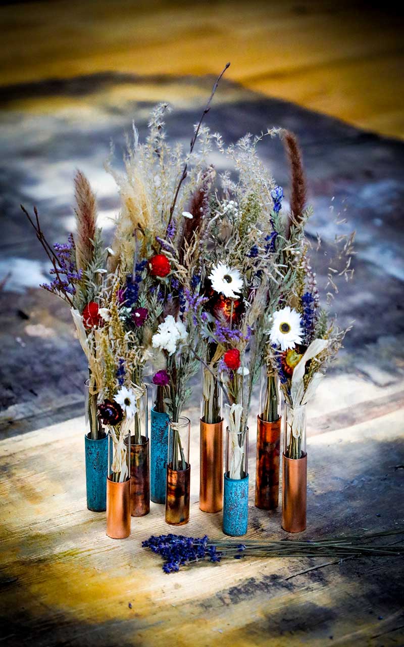 Full-range-of-copper-bud-vases-made-from-recycled-materials-by-kopper-kreation-in-dublin-ireland