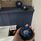 Industrial Coat Hook trio blue handmade of recycled components by Emmet Bosonnet of Kopper Kreation in Dublin Ireland