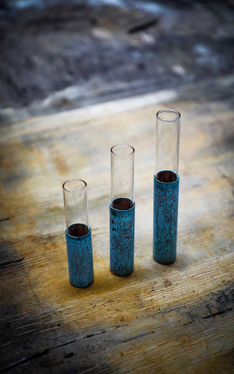 set-of-3-copper-bud-vases-with-a-blue-patina-made-from-recycled-materials-by-kopper-kreation-in-dublin-ireland