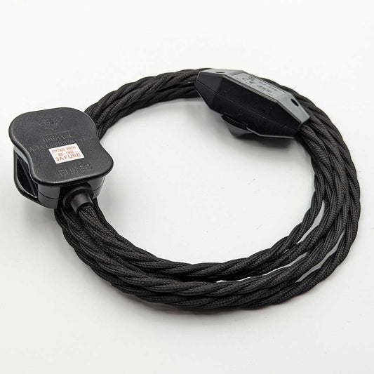 Bottle Lamp Making Kit - Black Cable