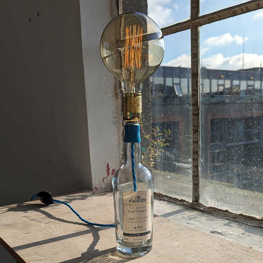 Curraghmore Irish Whiskey Bottle Lamp