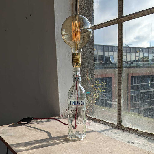 Finlandia Vodka Bottle Lamp