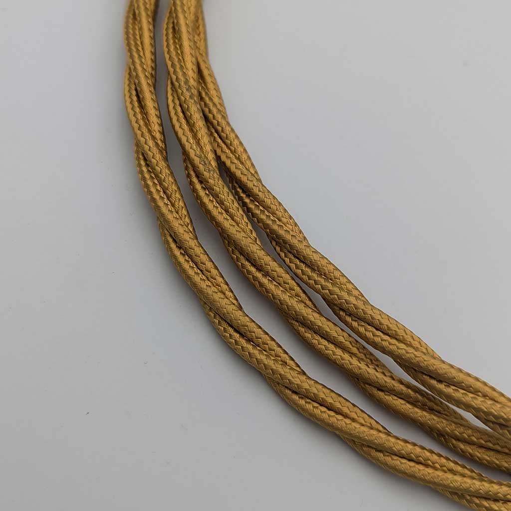 Italian Twisted Braided Flex 3 Core Cable