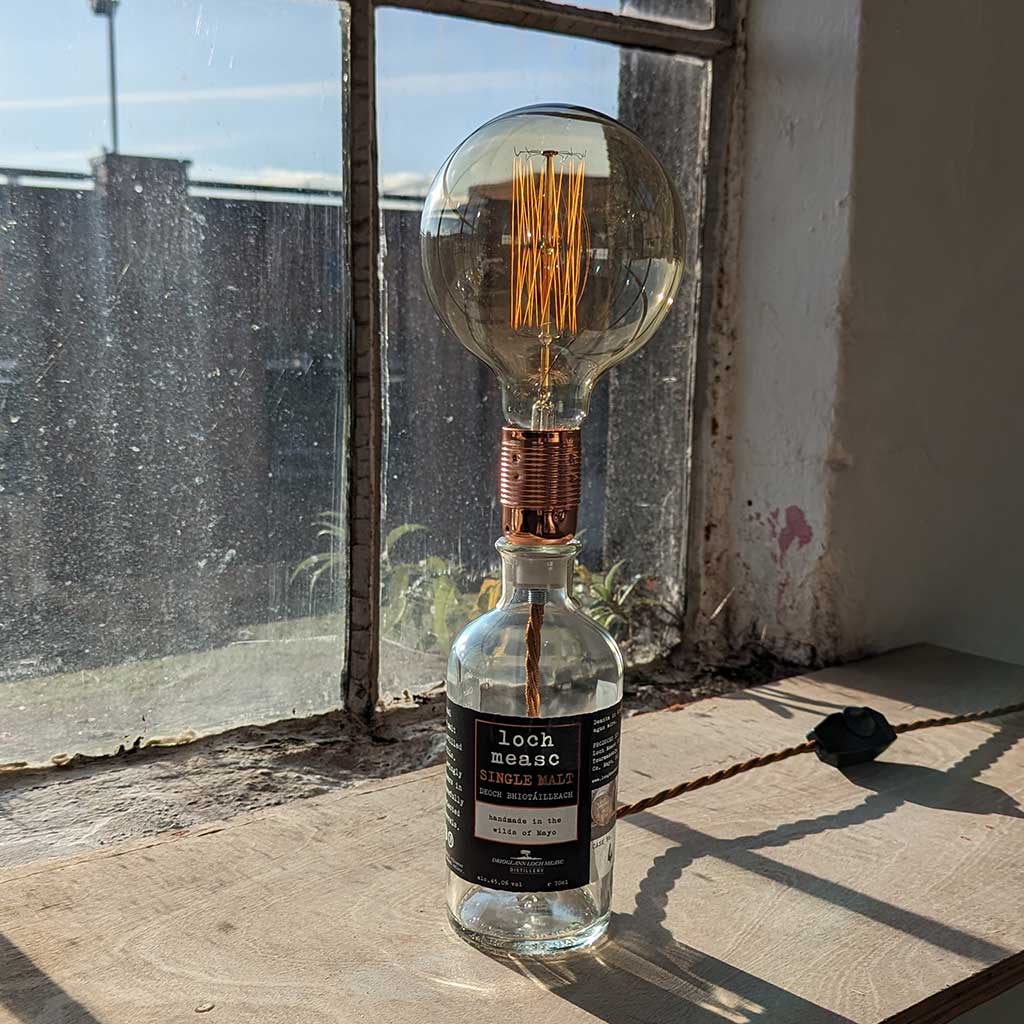 Loch Measc Single Malt Bottle Lamp