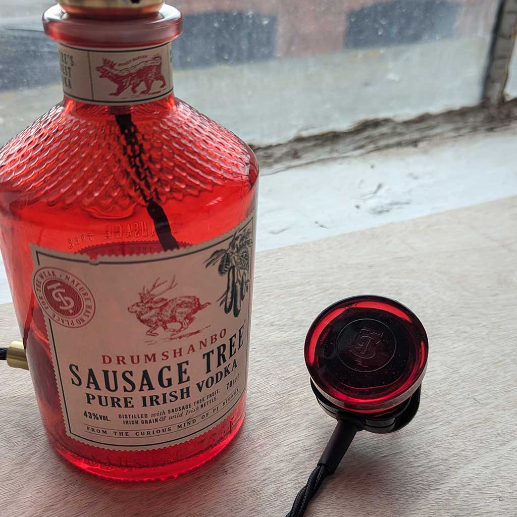 Drumshanbo Sausage Tree Vodka Bottle Lamp