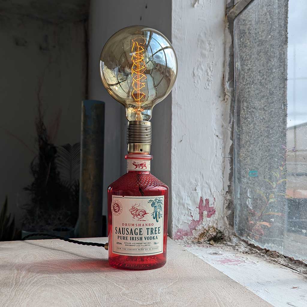 Drumshanbo Sausage Tree Vodka Bottle Lamp