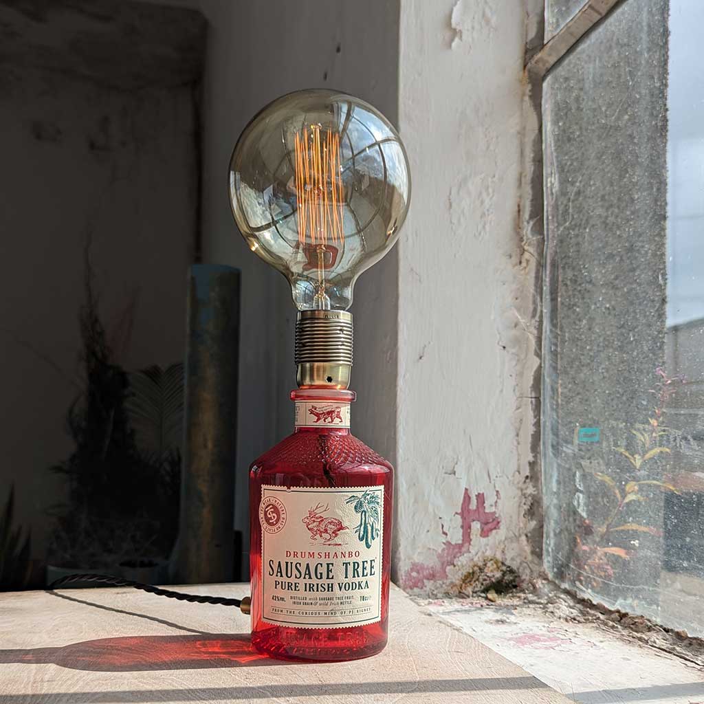 Drumshanbo Sausage Tree Vodka Bottle Lamp