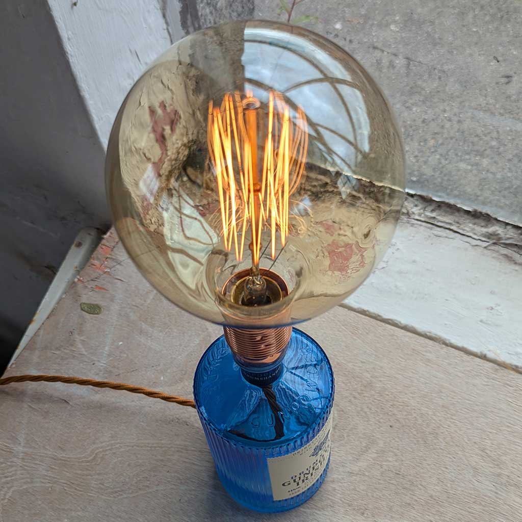 Drumshanbo Gunpowder Gin Bottle Lamp