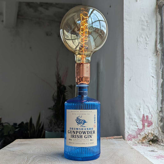 Drumshanbo Gunpowder Gin Bottle Lamp