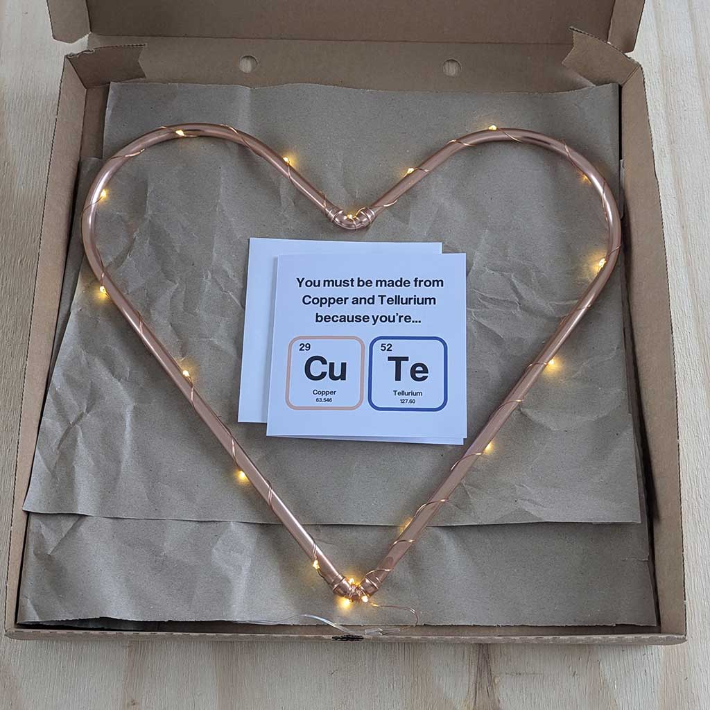 Copper Heart and CuTe Card