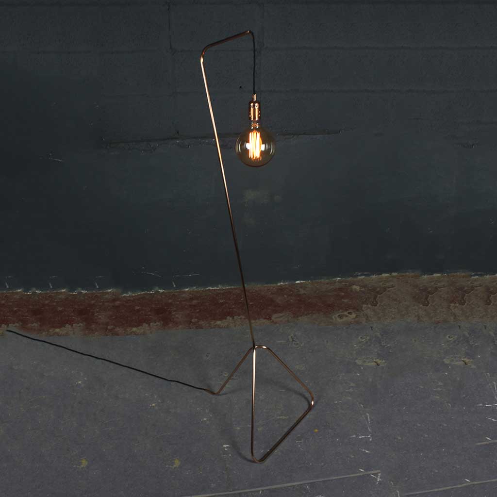 Copper Floor Lamp