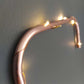 Copper Letter C handmade of recycled components by Emmet Bosonnet of Kopper Kreation in Dublin Ireland