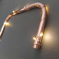 Copper Letter C handmade of recycled components by Emmet Bosonnet of Kopper Kreation in Dublin Ireland