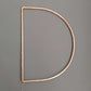 Copper Letter D handmade of recycled components by Emmet Bosonnet of Kopper Kreation in Dublin Ireland