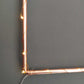 Copper Letter D handmade of recycled components by Emmet Bosonnet of Kopper Kreation in Dublin Ireland