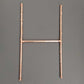 Copper Letter H handmade of recycled components by Emmet Bosonnet of Kopper Kreation in Dublin Ireland