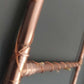 Copper Letter H handmade of recycled components by Emmet Bosonnet of Kopper Kreation in Dublin Ireland