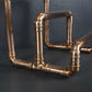 Copper Letter Holder handmade of recycled components by Emmet Bosonnet of Kopper Kreation in Dublin Ireland