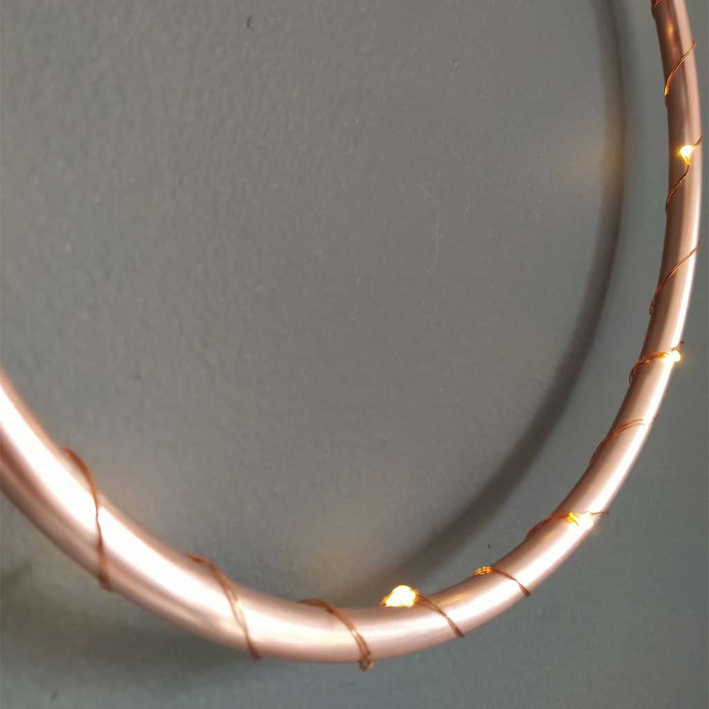 Copper Letter S handmade of recycled components by Emmet Bosonnet of Kopper Kreation in Dublin Ireland