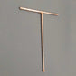 Copper Letter T handmade of recycled components by Emmet Bosonnet of Kopper Kreation in Dublin Ireland