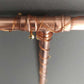 Copper Letter T handmade of recycled components by Emmet Bosonnet of Kopper Kreation in Dublin Ireland