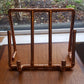 Copper Recipe Book Stand handmade by Emmet Bosonnet in Dublin Ireland