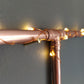 Copper Letter J handmade of recycled components by Emmet Bosonnet of Kopper Kreation in Dublin Ireland