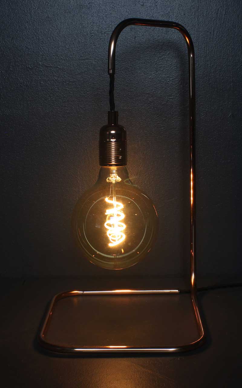Large-Square-Based-Copper-Lamp-LED-bulb-by-Emmet-Bosonnet-of-Kopper-Kreation-in-Dublin-Ireland