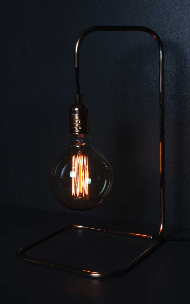 Large-Square-Based-Copper-Lamp-straight-incandescent-bulb-by-Emmet-Bosonnet-of-Kopper-Kreation-in-Dublin-Ireland