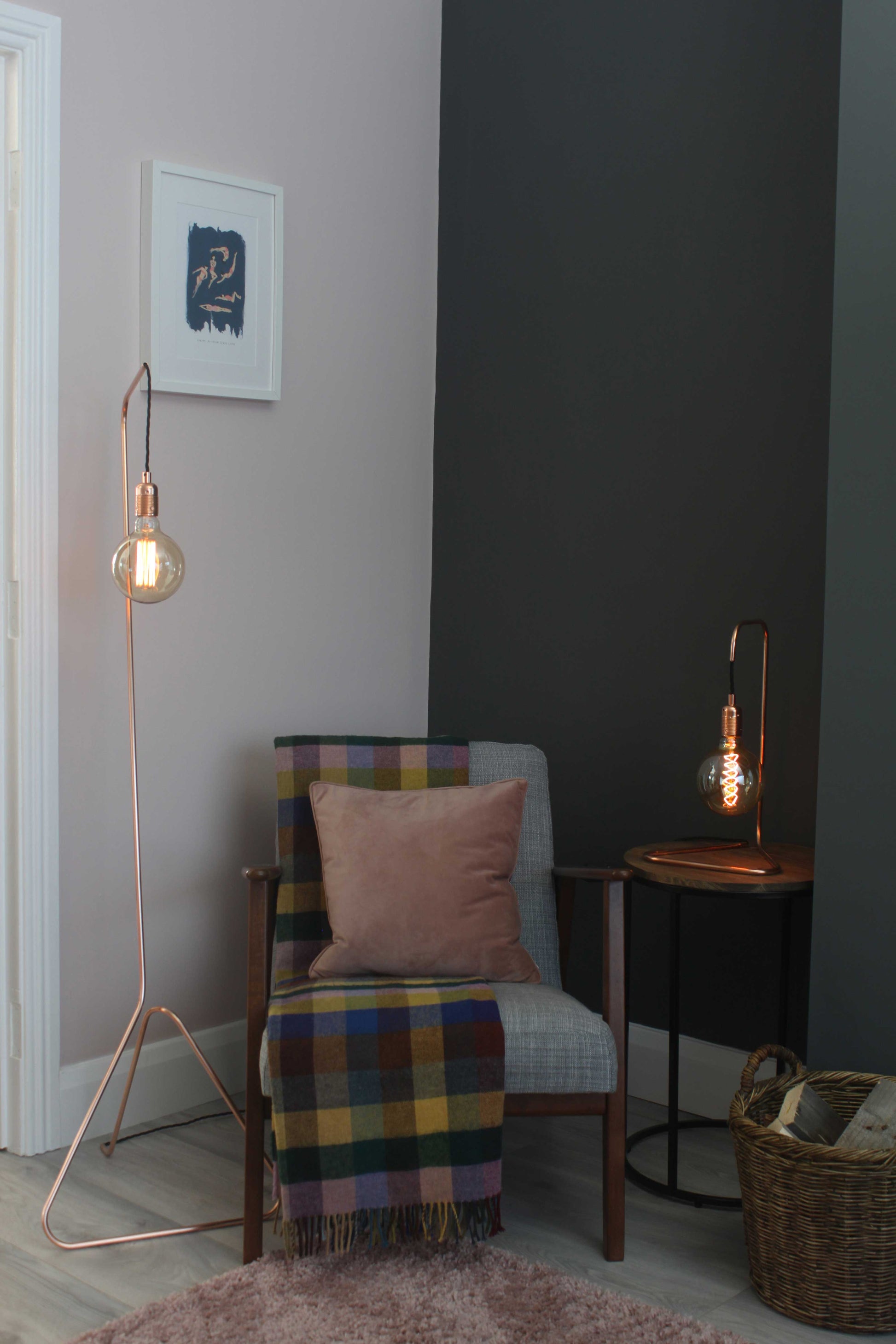 Large-Triangular-and-Floor-Copper-Lamp-by-Emmet-Bosonnet-of-Kopper-Kreation-in-Dublin-Ireland