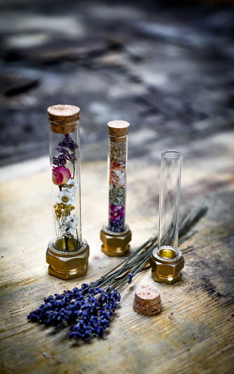 Large-and-small-brass-bud-vases-made-from-recycled-materials-by-kopper-kreation-in-dublin-ireland